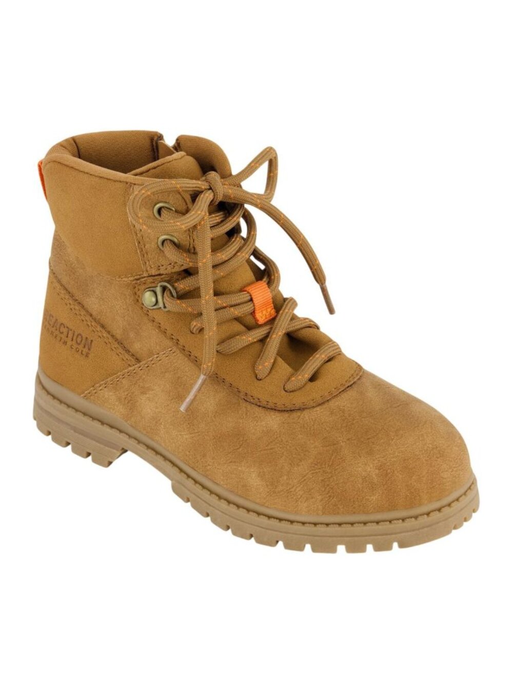 NWT Reaction by Kenneth Cole Little Boys Isaac Gabriel Lace Up Boots Brown 1